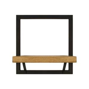 HSM Collection Wandplank Levels - 32x32 cm - mangohout|ijzer