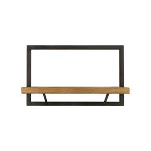 HSM Collection Wandplank Levels - 51x32 cm - mangohout|ijzer