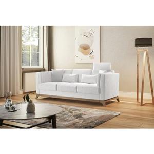 Home affaire 3-zitsbank Viva met houten frame van beukenhout