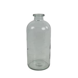 Countryfield Bloemenvaas/flesvaas Dawn - helder glas - D11 x H25 cm - vaas -
