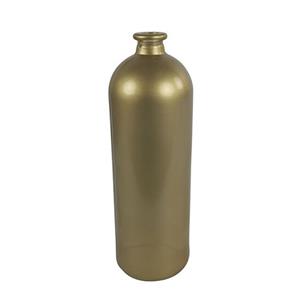 Countryfield Bloemenvaas/flesvaas Dawn - goud glas - D13 x H41 cm - vaas -