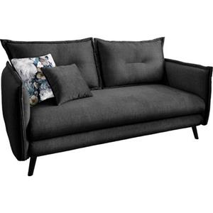 INOSIGN 3-zitsbank LAZIO inclusief 1 stuks reversible- en 1 stuks sierkussen