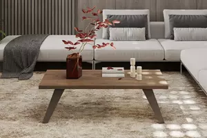 WOONENZO Salontafel Walnoot