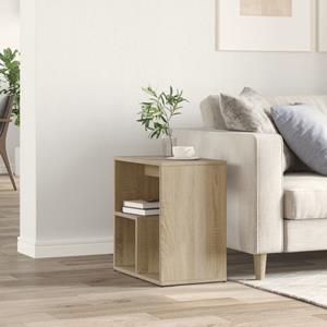 vidaXL Bijzettafel 50x30x50 cm spaanplaat sonoma eikenkleurig