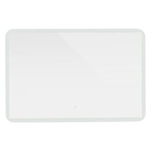 ML-Design Badkamerspiegel, Wit, Led Spiegel Met Aanraakschakelaar 90 X 60 Cm, Glas