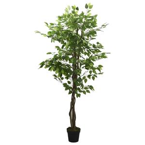 vidaXL Kunstplant ficus 1008 bladeren 180 cm groen