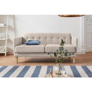 Andas 2-zitsbank Raadal in rechtlijnige scandinavische look, design by morten georgsen