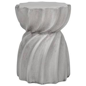 Beliani  ALGUA - Bijzettafel - Grijs - Lichtbeton