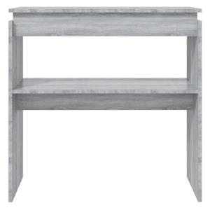 vidaXL Wandtafel 80x30x80 cm bewerkt hout grijs sonoma eikenkleurig