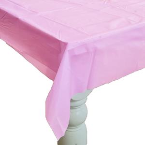 Givi Italia Feest tafelkleed van pvc - lichtroze - 240 x cm -