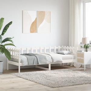 VidaXL Slaapbank 90x190 cm massief grenenhout wit 8721012233591
