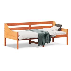 VidaXL Slaapbank 90x190 cm massief grenenhout wasbruin