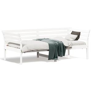 VidaXL Slaapbank 75x190 cm massief grenenhout wit 8721012430020