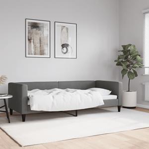 VidaXL Slaapbank 80x200 cm stof donkergrijs