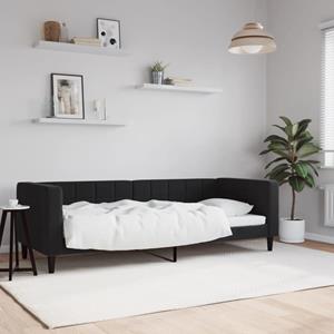 VidaXL Slaapbank 80x200 cm fluweel zwart