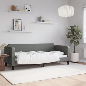 VidaXL Slaapbank 80x200 cm stof donkergrijs