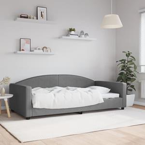VidaXL Slaapbank 100x200 cm stof donkergrijs