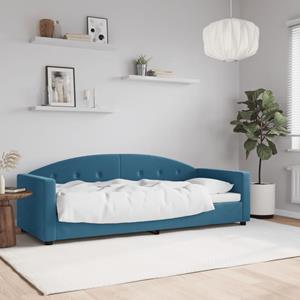VidaXL Slaapbank 80x200 cm fluweel blauw