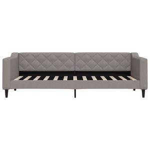 vidaXL Slaapbank 80x200 cm stof taupe