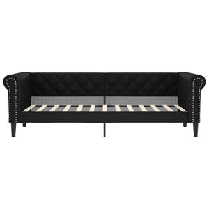 vidaXL Slaapbank 90x200 cm kunstleer zwart