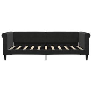 vidaXL Slaapbank 90x190 cm fluweel zwart