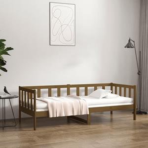 VidaXL Slaapbank 90x190 cm massief grenenhout honingbruin