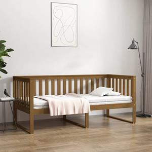 VidaXL Slaapbank 90x190 cm massief grenenhout honingbruin