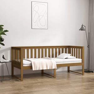 VidaXL Slaapbank 75x190 cm massief grenenhout honingbruin