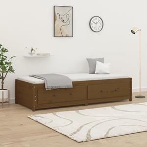 VidaXL Slaapbank 90x200 cm massief grenenhout honingbruin