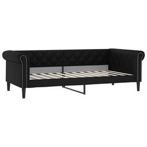 vidaXL Slaapbank met matras 90x200 cm kunstleer zwart