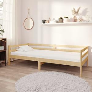 VidaXL Slaapbank met matras massief grenenhout 90x200 cm