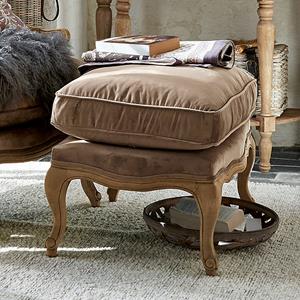 Loberon Footstool Corlay