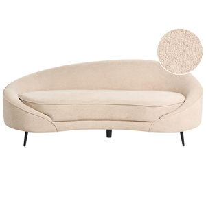 BELIANI Driezitsbank bouclé beige SAVAR