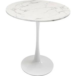 Kare Design Kare Eettafel Schickeria Marble White Ø80cm