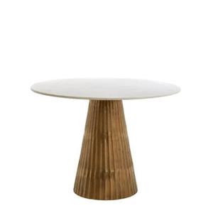 Light & Living  Tafel LEYDA - Ø100x78cm - Wit