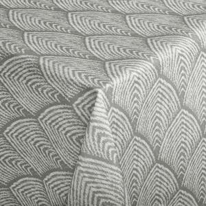 ERWIN M. Tafelkleed Leaf vierkant; 100x100 cm (BxL); grijs; vierkant