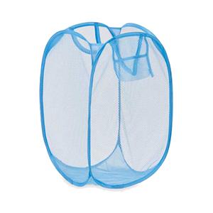 Kipit Wasmand flexibel/opvouwbaar - blauw - kunststof - 33 x 33 x cm - 60 liter -