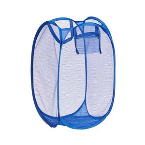 Kipit Wasmand flexibel/opvouwbaar - donkerblauw - kunststof - 33 x 33 x cm - 60 liter -