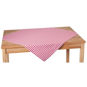 PULSIVA Tafellaken Don; 80x80 cm (BxL); rood/wit; vierkant; 5 stuk / verpakking