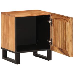 vidaXL Nachtkastje 40x33x46 cm massief acaciahout