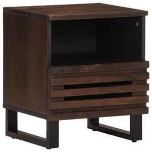 vidaXL Nachtkastjes 2 st 40x33x46 cm massief mangohout