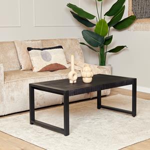Het Steigerhouthuis Salontafel Boaz Black | 110 cm