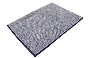 Aqualine Antislip badmat 50x70cm 100% polyester blauw