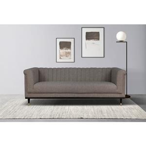 Guido Maria Kretschmer Home&Living 2-zitsbank Chamby met houten rand onder en stiksels bij de leuning