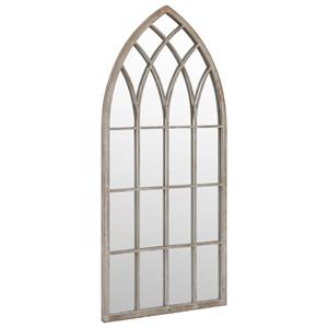 vidaXL Spiegel 70x30 cm ijzer zandkleurig