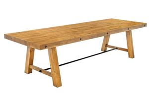 Invicta Interior Massieve eettafel FINCA 300cm vintage bruin gerecycled grenenhout - 44507