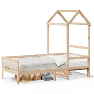 VidaXL Slaapbank met huisje 90x200 cm massief grenenhout