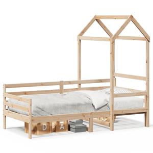 VidaXL Slaapbank met huisje 90x200 cm massief grenenhout