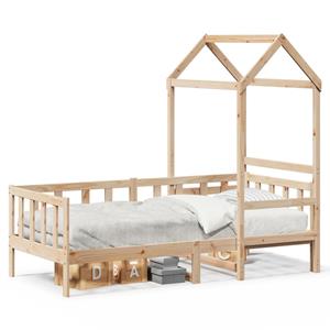 VidaXL Slaapbank met huisje 90x200 cm massief grenenhout