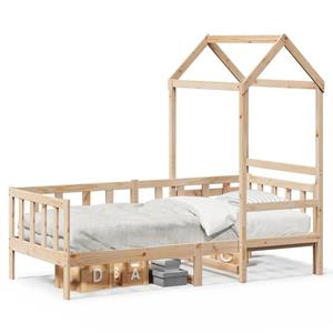 VidaXL Slaapbank met huisje 90x190 cm massief grenenhout